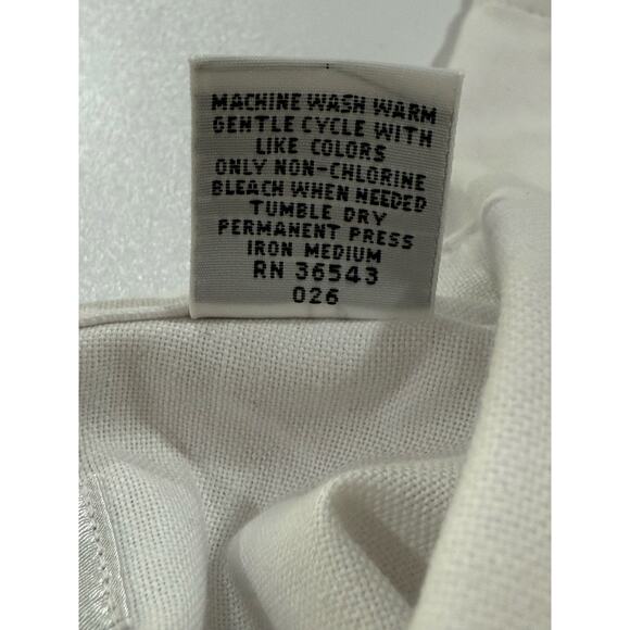 Virginia Tech Hokies Shirt Van Heusen White Oxford Mens Sz Large 16-16.5 (37) - Picture 4 of 8